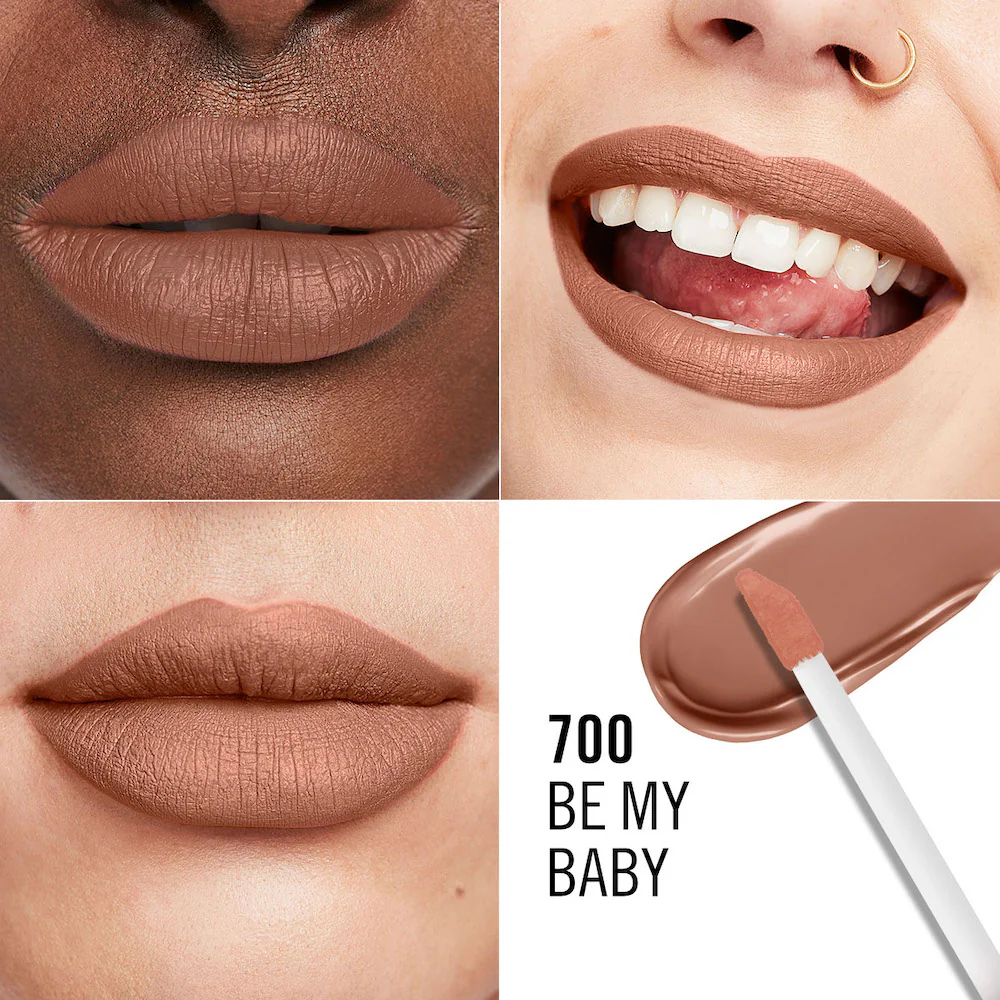 Lasting Mega Matte długotrwała matowa pomadka w płynie do ust 700 Be My Baby 7.4ml - Image 4
