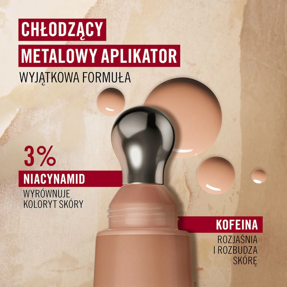 Multi-Tasker Wake Me Up rozświetlający korektor z masującym aplikatorem 20ml - Image 6