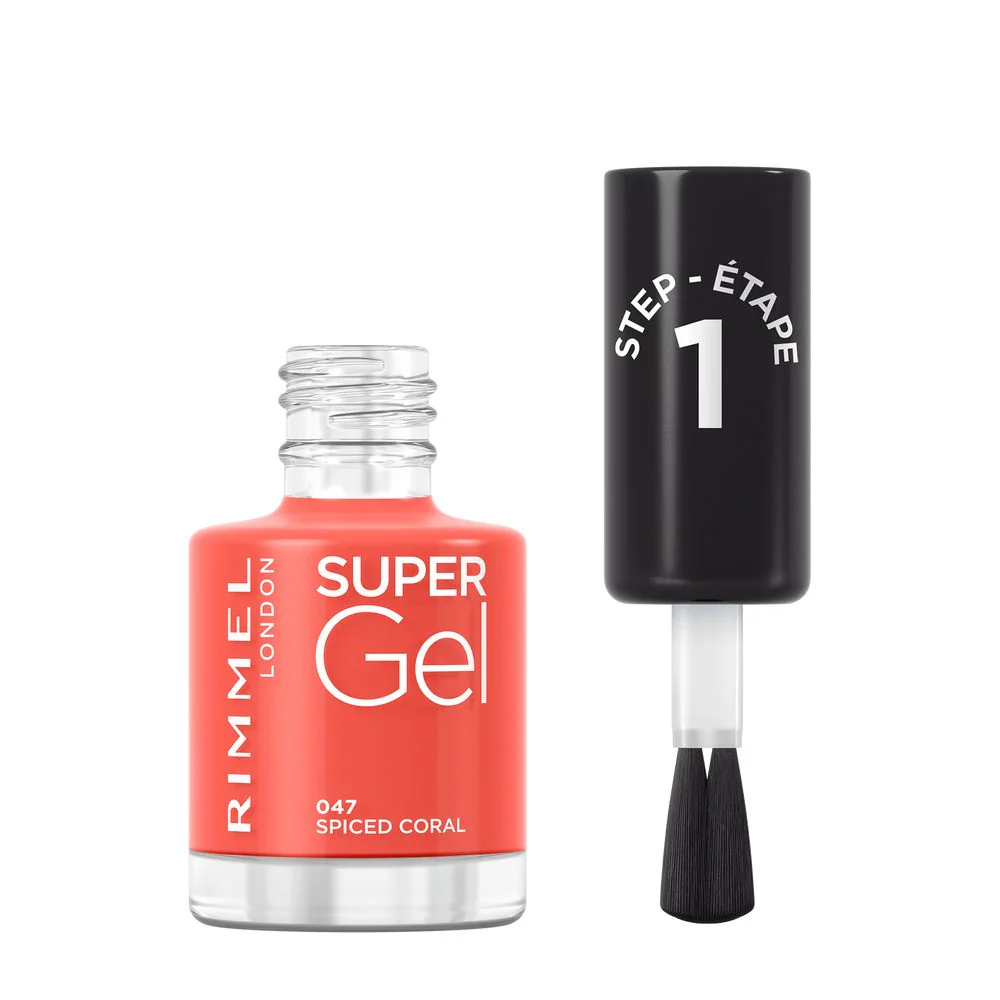 Super Gel lakier do paznokci 047 Spiced Coral 12ml - Image 4