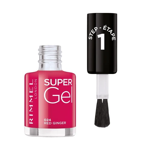 Super Gel żelowy lakier do paznokci 024 Red Ginger 12ml - Image 2