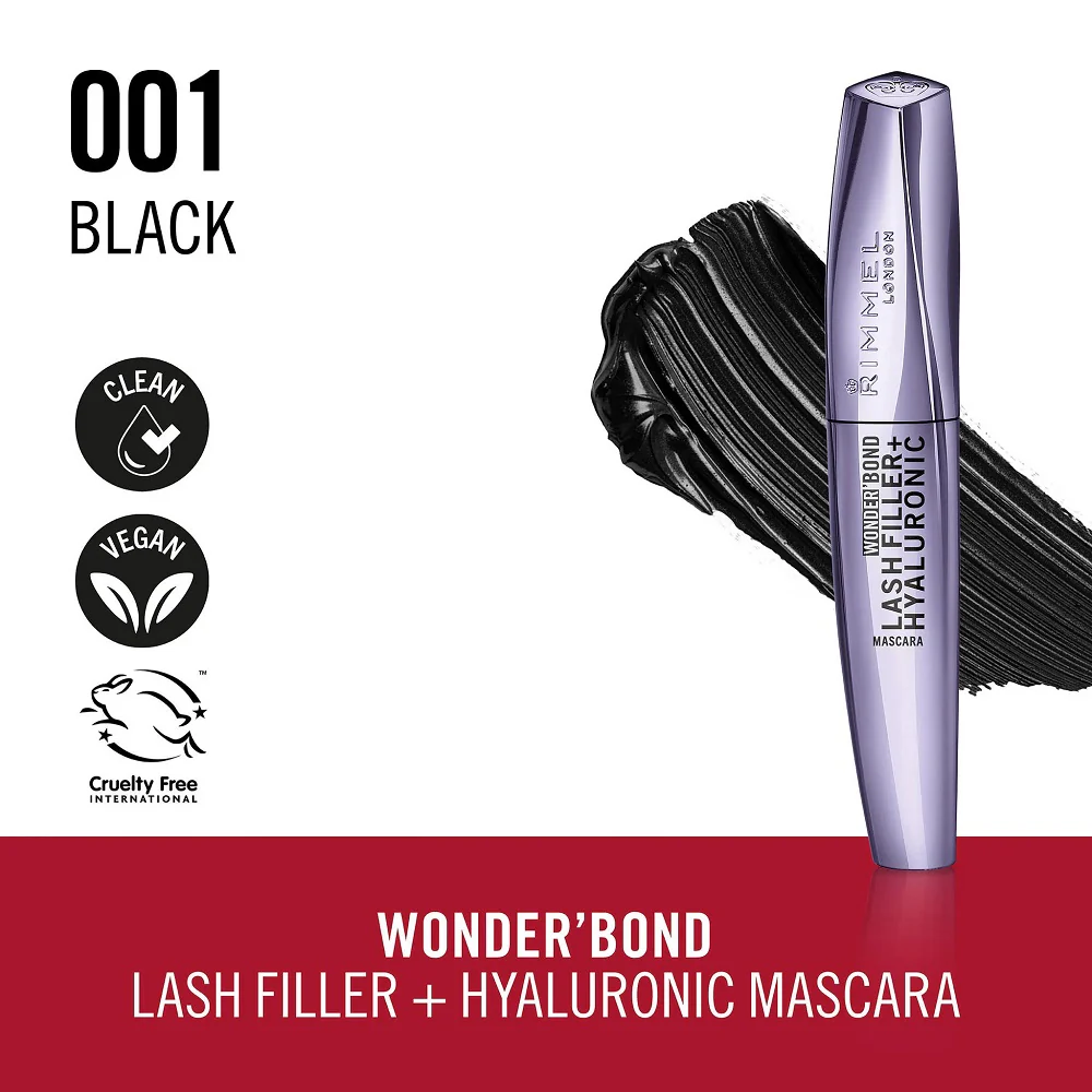 Wonder'Bond Lash Filler + Hyaluronic pogrubiający tusz do rzęs 11ml - Image 2