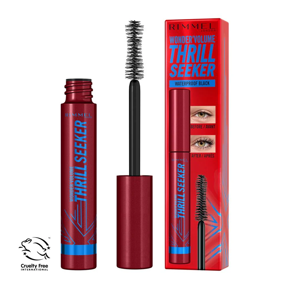 Wonder Volume Thrill Seeker wodoodporny i zwiększający objętość tusz do rzęs 003 Waterproof Black 8ml