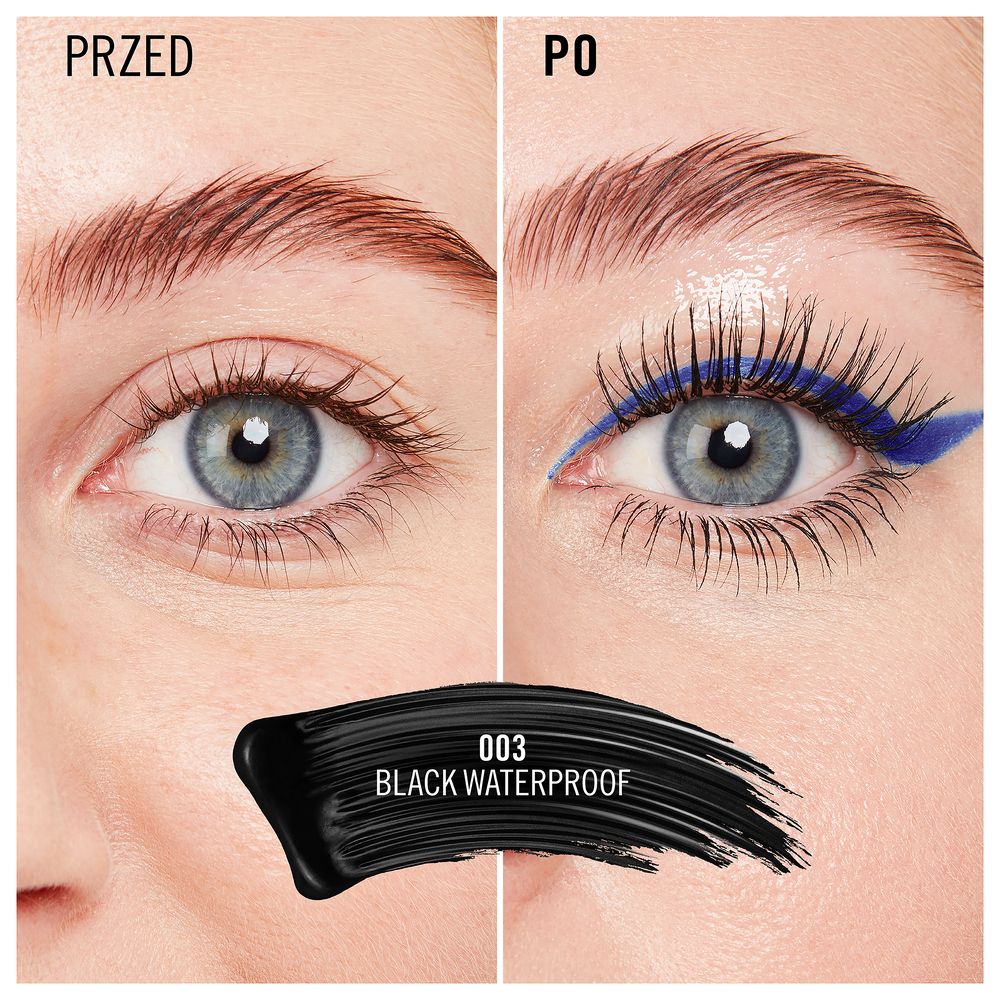 Wonder Volume Thrill Seeker wodoodporny i zwiększający objętość tusz do rzęs 003 Waterproof Black 8ml - Image 6
