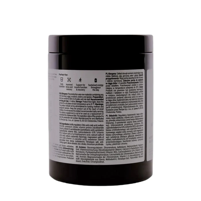Hydrating Daily Electrolyte Blend nawadniająca mieszanka elektrolitów Ogórek i Mięta 28x4g - Image 4