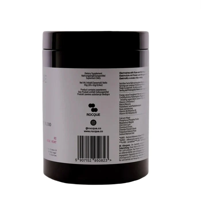 Hydrating Daily Electrolyte Blend nawadniająca mieszanka elektrolitów Róża i Mięta 28x4g - Image 2