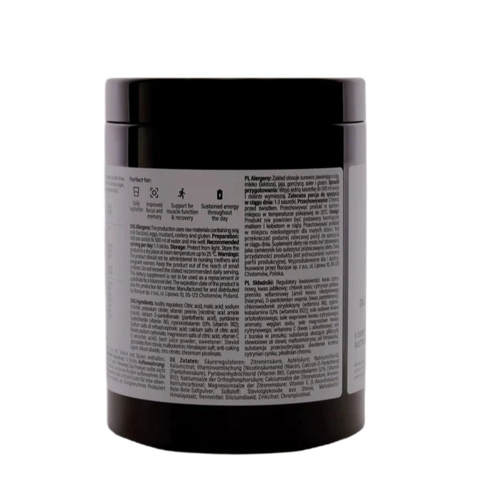 Hydrating Daily Electrolyte Blend nawadniająca mieszanka elektrolitów Róża i Mięta 28x4g - Image 6