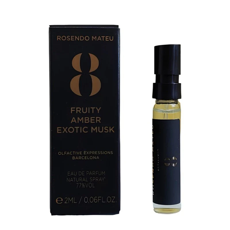 No 8 Fruity Amber Exotic Musk woda perfumowana spray próbka 2ml - Image 2