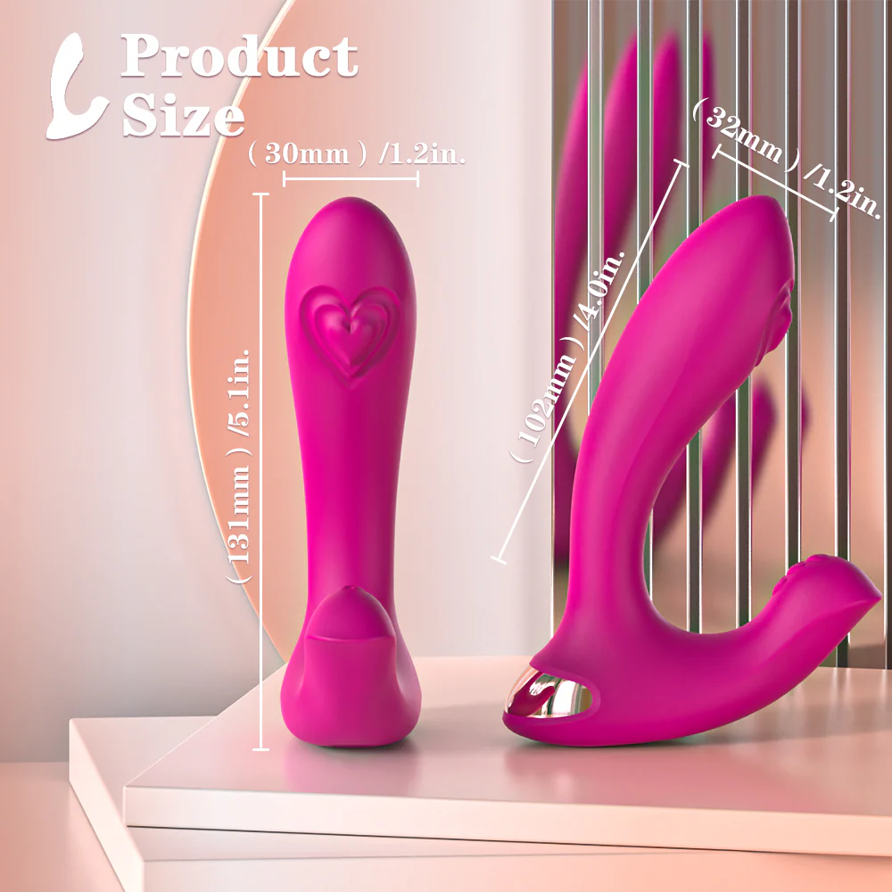 Heart wibrator Magenta - Image 3