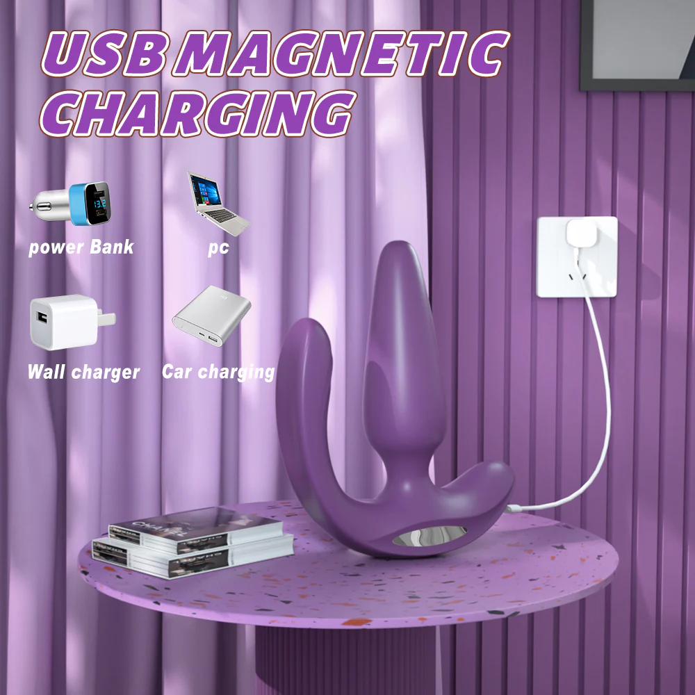 Medea korek analny z wibracjami Purple - Image 6