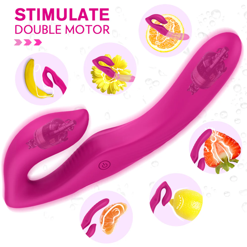 Nami wielofunkcyjny elastyczny wibrator dla par z 9 trybami wibracji Red Rose - Image 8