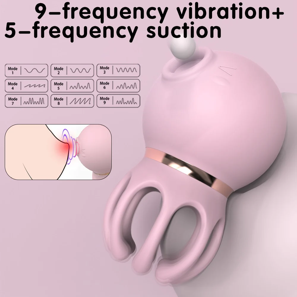 Tingling wibrator ssący Pink - Image 3