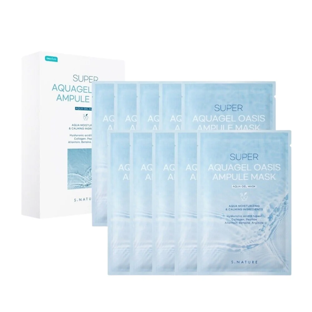 Super Aquagel Oasis Ampule Mask nawilżająca maska w płachcie 10x30ml