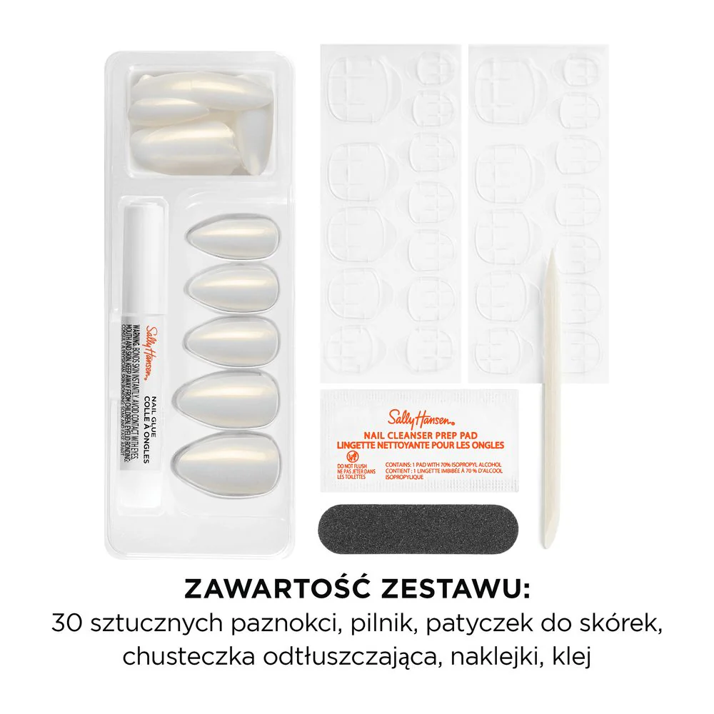 Salon Effects sztuczne paznokcie 001 Only Have Ice For You 30szt - Image 3
