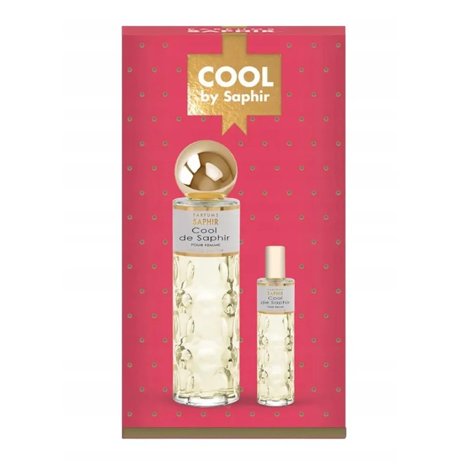Cool de Saphir Pour Femme zestaw woda perfumowana spray 200ml + woda perfumowana spray 30ml