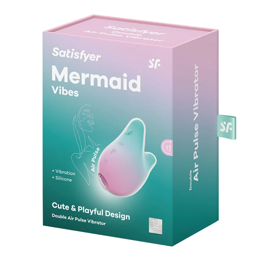 Mermaid Vibes pulsacyjny stymulator łechtaczki Mint/Pink - Image 3