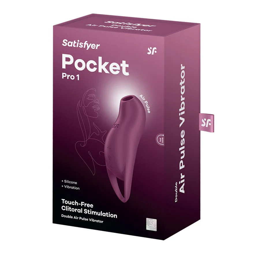 Pocket Pro 1 stymulator łechtaczki z falami ciśnienia Purple - Image 2