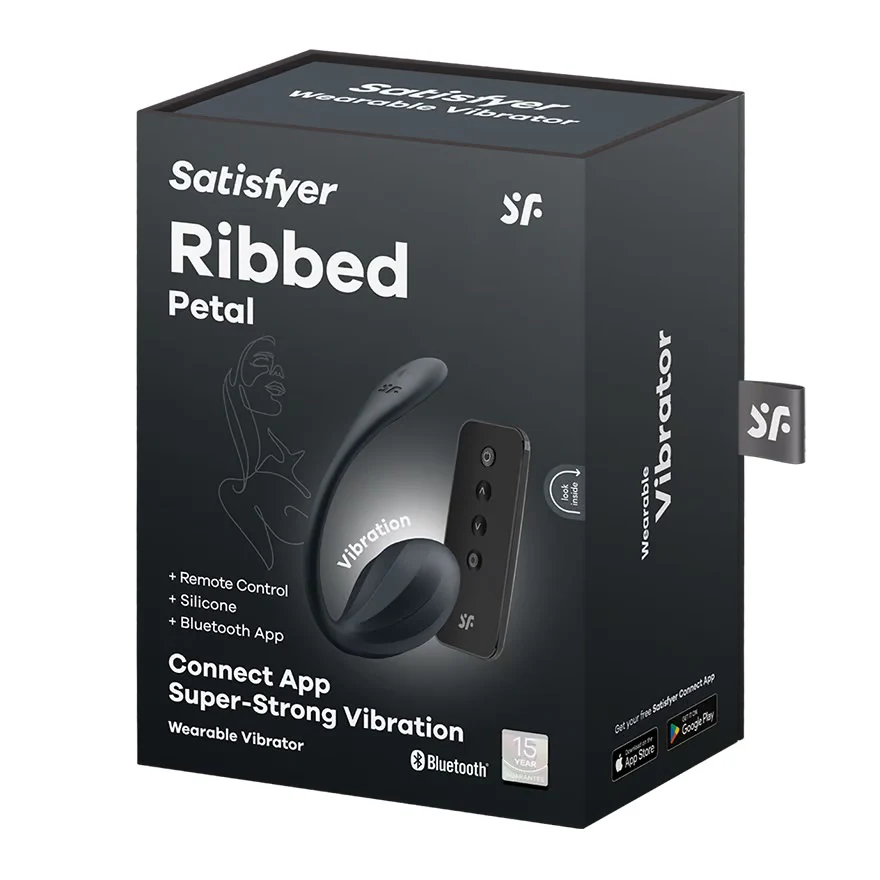 Ribbed Petal stymulator punktu G Black - Image 3