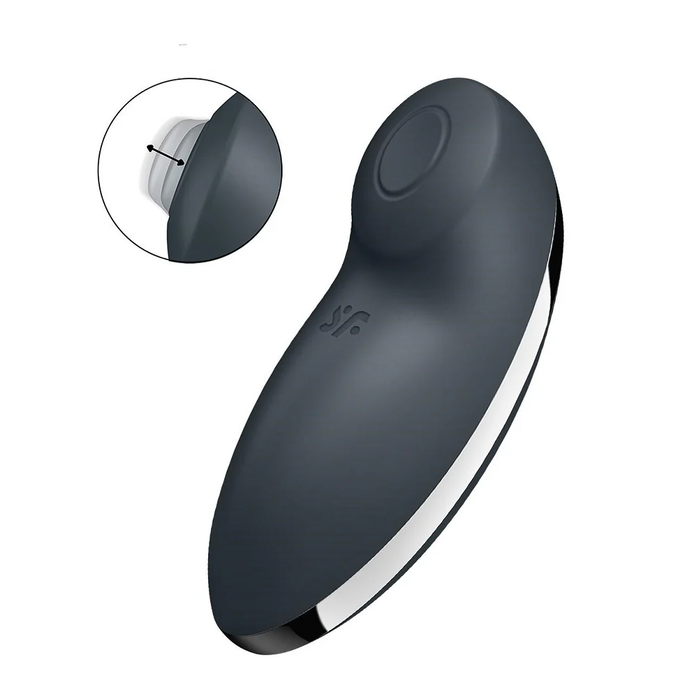 Tap & Climax 2 wibrator nakładany z funkcją stukania Grey - Image 3