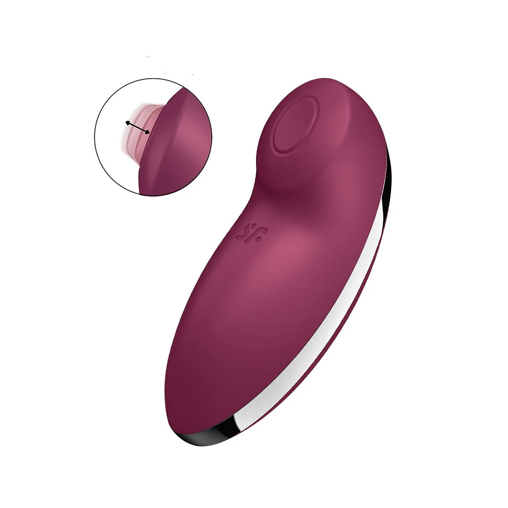 Tap & Climax 2 wibrator nakładany z funkcją stukania Red - Image 2