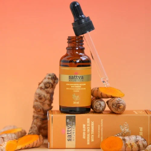 Ayur Glow serum do twarzy z kurkumą i kompleksem mineralnym 30ml - Image 2