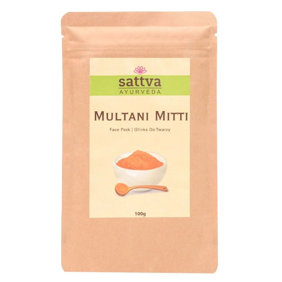 Multani Mitti glinka kosmetyczna do twarzy 100g