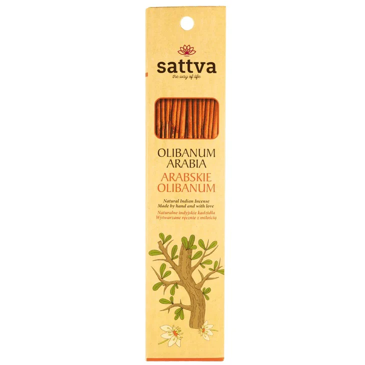 Natural Indian Incense naturalne indyjskie kadzidełko Olibanum Arabia 15szt