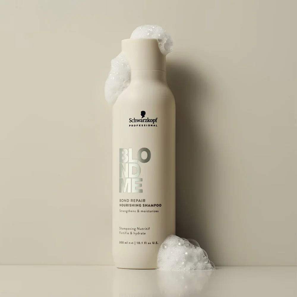 BlondMe Bond Repair Nourishing Shampoo wzmacniająco-nawilżający szampon do włosów 300ml - Image 2