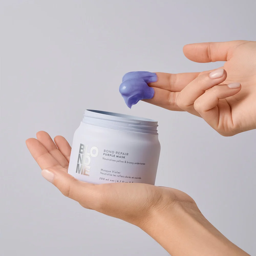 BlondMe Bond Repair Purple Mask fioletowa maska neutralizująca 200ml - Image 2