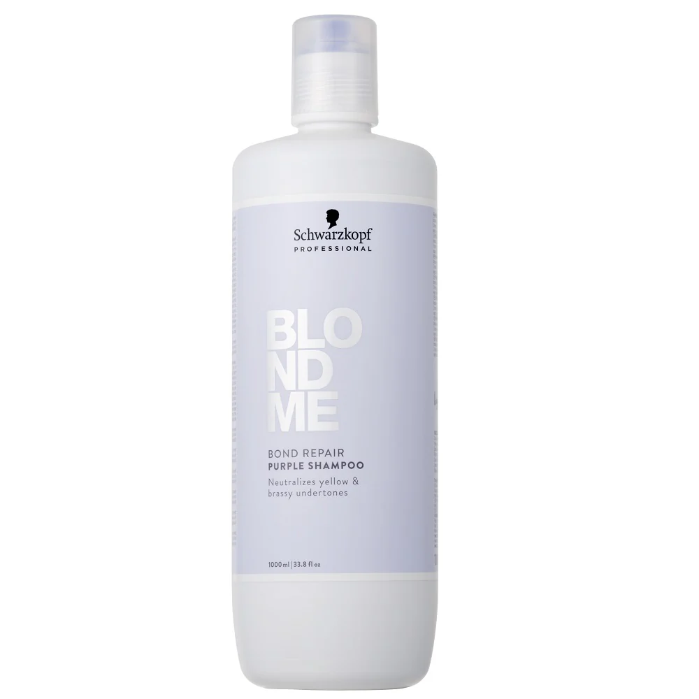 BlondMe Bond Repair Purple Shampoo fioletowy szampon neutralizujący 1000ml