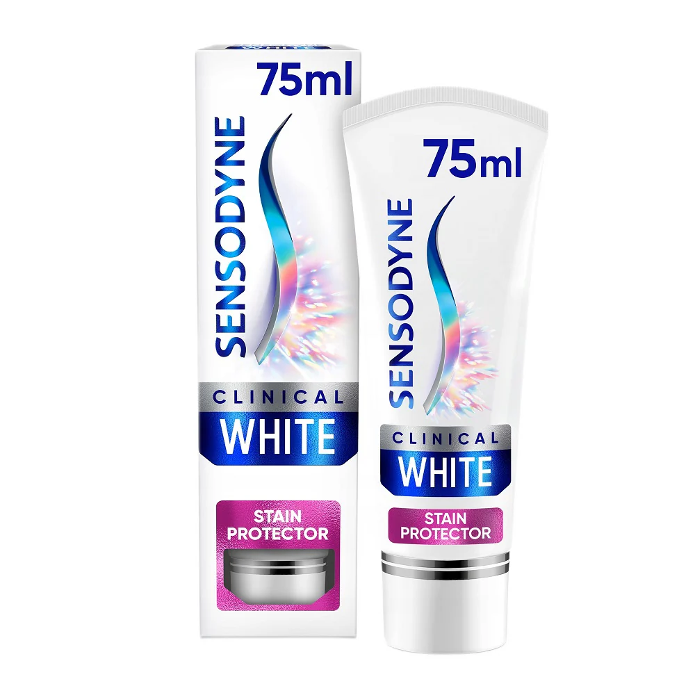 Clinical White Stain Protector wybielająca pasta do zębów 75ml - Image 2