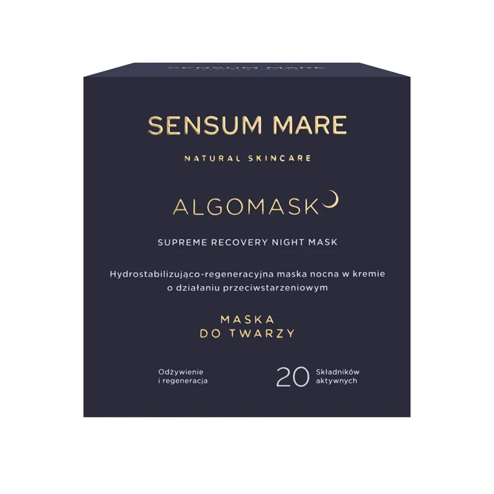 Algomask hydrostabilizująco regeneracyjna maska nocna w kremie 50ml - Image 2