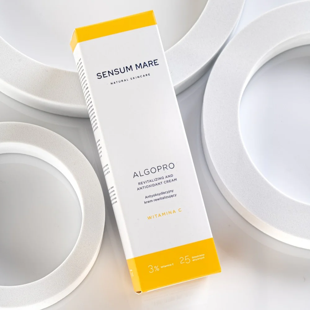 Algopro antyoksydacyjny rewitalizujący krem do twarzy z 3% witaminą C 50ml - Image 3