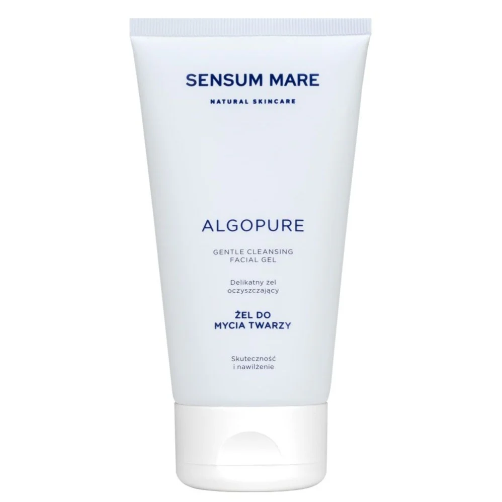 Algopure delikatny żel do mycia twarzy z kompleksem 5 alg morskich i wodą z lodowca norweskiego 150ml