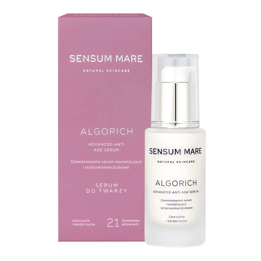 Algorich zaawansowane serum rewitalizujące i przeciwzmarszczkowe do skóry suchej i bardzo suchej 30ml
