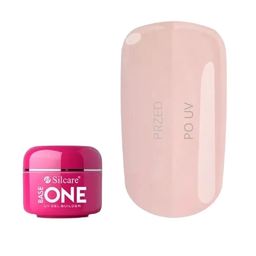 Base One Dark French Pink żel budujący do paznokci 50g