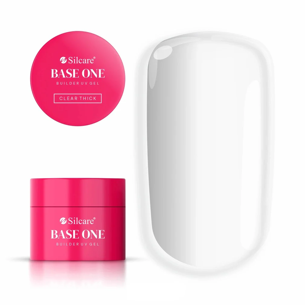Base One Clear Thick żel budujący do paznokci 50g - Image 2