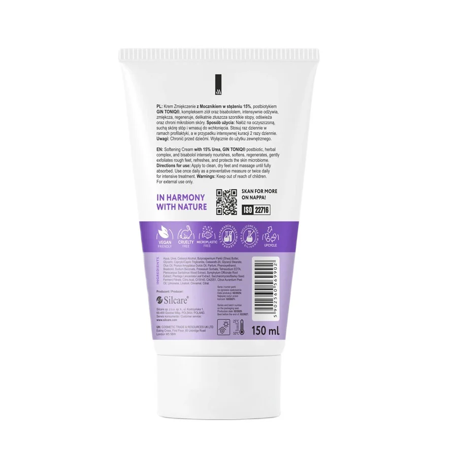 Nappa krem zmiękczenie na szorstką skórę stóp Mocznik 15% 150ml - Image 2