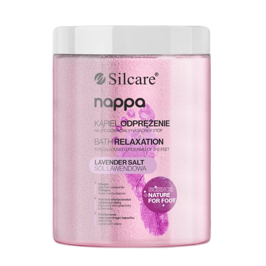 Nappa sól lawendowa odprężenie na zrogowaciały naskórek stóp 1250g