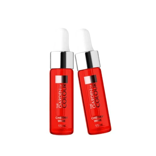The Garden of Colour Regenerating Cuticle and Nail Oil oliwka do paznokci z pipetą Cherry Wine 15ml