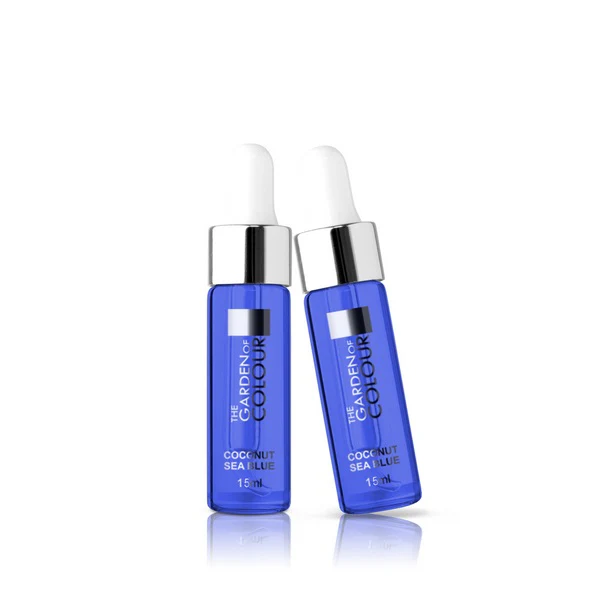 The Garden of Colour Regenerating Cuticle and Nail Oil oliwka do paznokci z pipetą Coconut Sea Blue 15ml