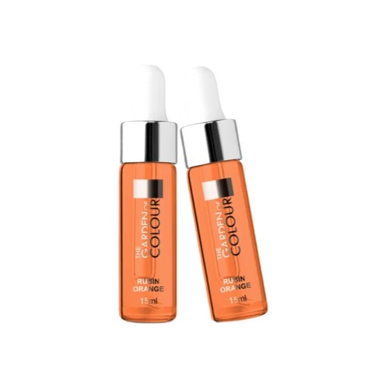 The Garden of Colour Regenerating Cuticle and Nail Oil oliwka do paznokci z pipetą Rubin Orange 15ml