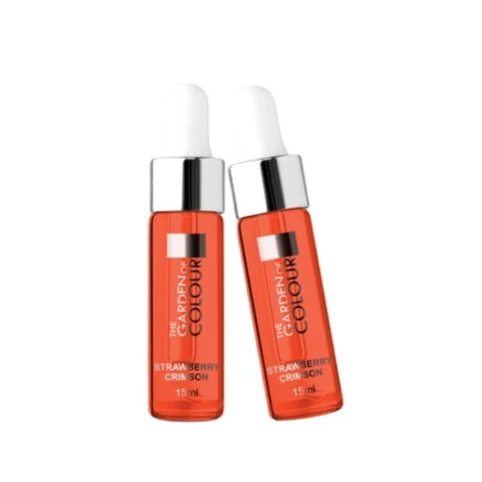 The Garden of Colour Regenerating Cuticle and Nail Oil oliwka do paznokci z pipetą Strawberry Crimson 15ml