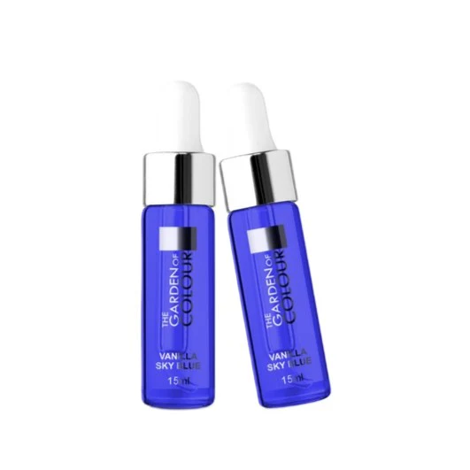 The Garden of Colour Regenerating Cuticle and Nail Oil oliwka do paznokci z pipetą Vanilla Sky Blue 15ml