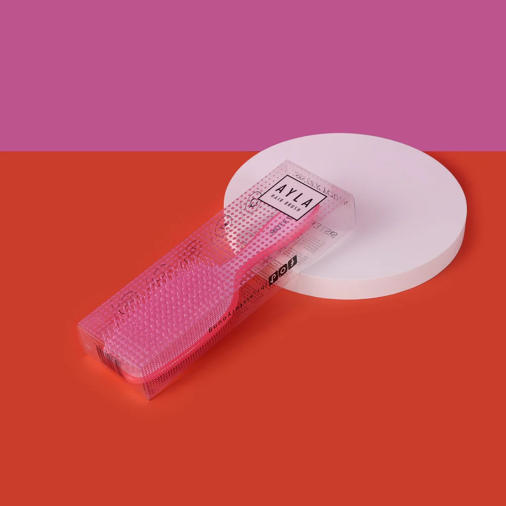Ayla Hair Brush szczotka do rozczesywania włosów Pink - Image 7