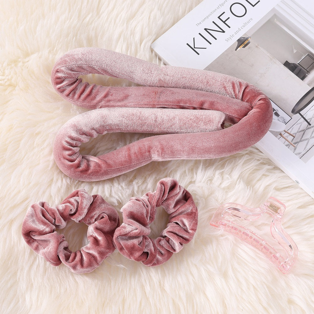 Lisa wałek do włosów bez użycia ciepła Pink - Image 3