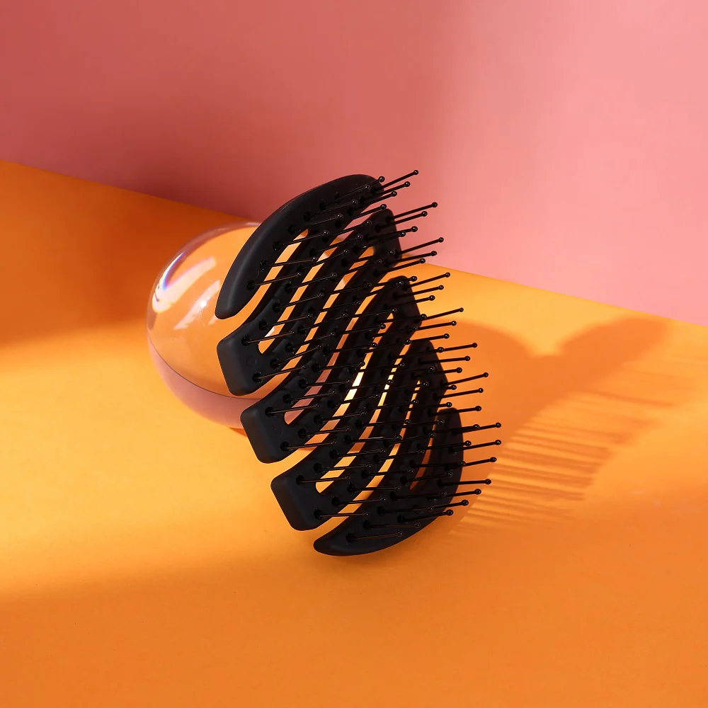 Mila Pocket Hair Brush mała szczotka do włosów Black - Image 3