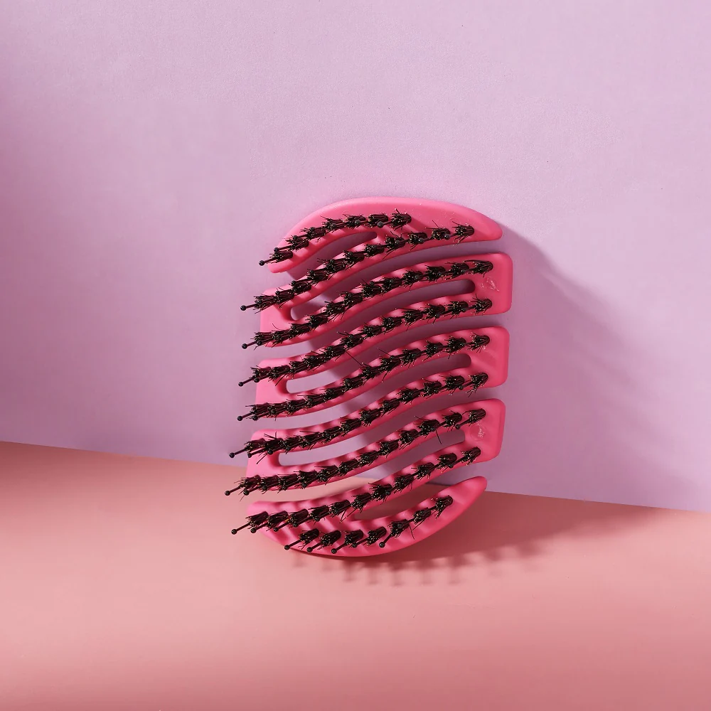Mila Pocket Hair Brush mała szczotka do włosów Fuchsia - Image 2