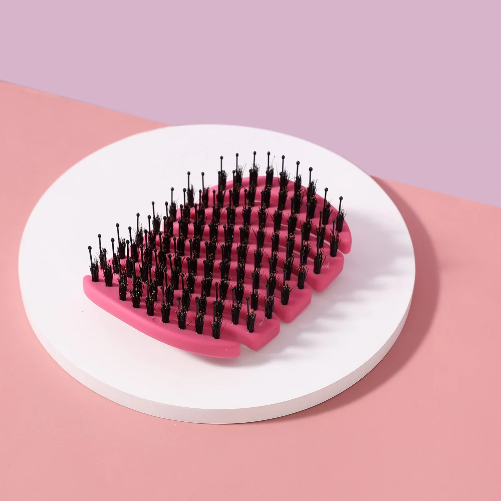Mila Pocket Hair Brush mała szczotka do włosów Fuchsia - Image 4