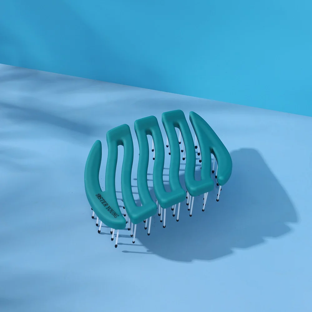 Mila Pocket Hair Brush mała szczotka do włosów Green - Image 2