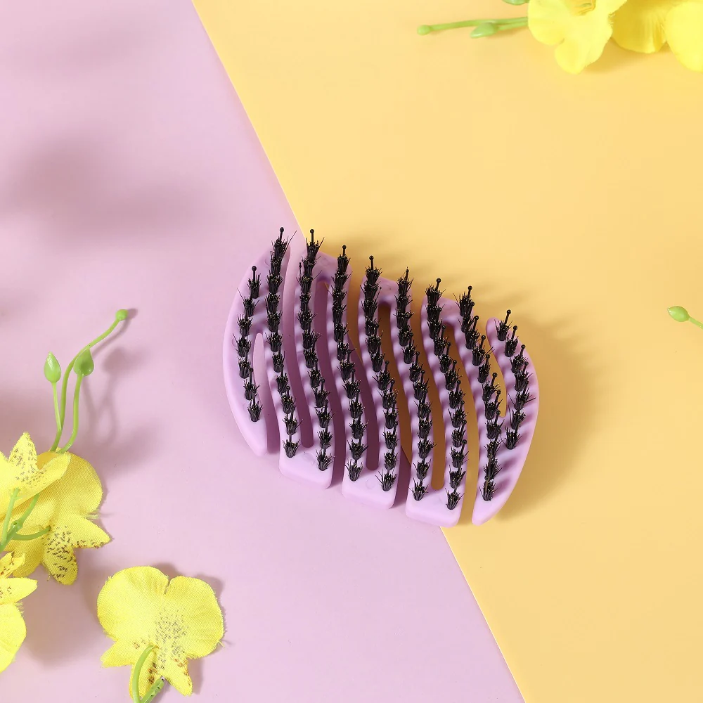 Mila Pocket Hair Brush mała szczotka do włosów Liliac - Image 2